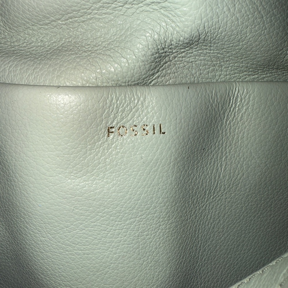 Fossil Women's Mint Green Leather Bag. (BT 1)